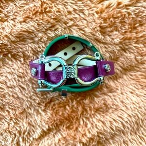 Rustic Cuff Leather Wrap Bracelet